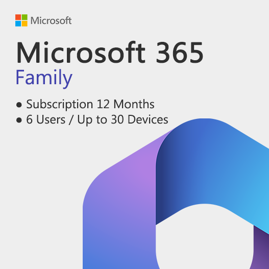 Microsoft 365 Family Subscription License Key