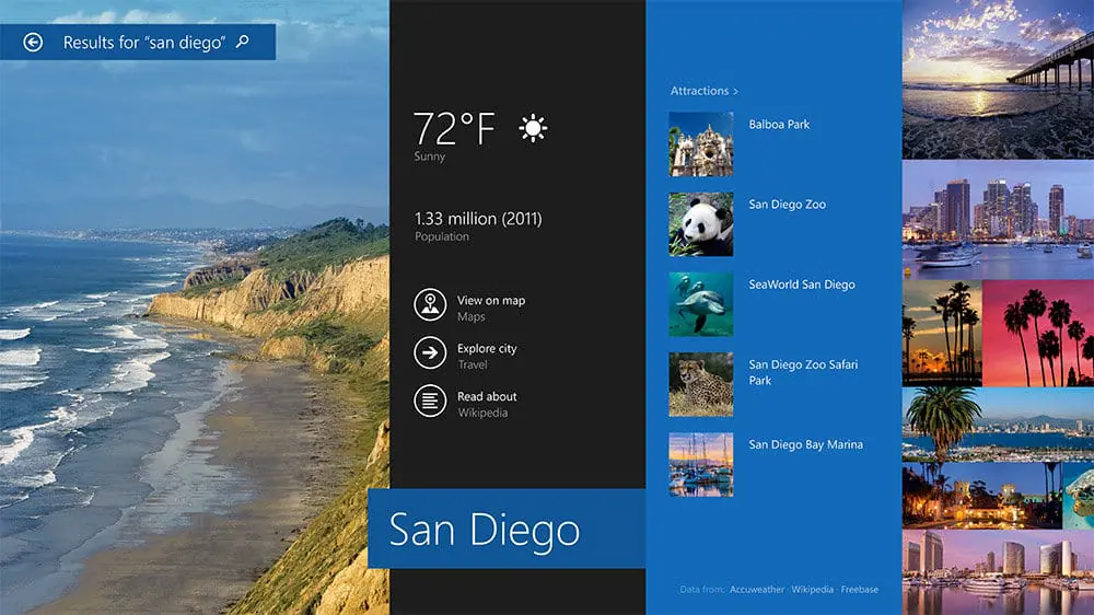 Windows 8.1 Pro search