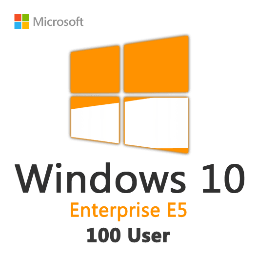 Windows 10 Enterprise E5 100 User Subscription 12 Month License Key