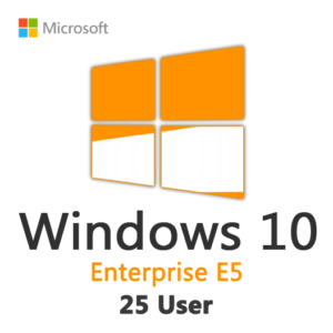 Windows 10 Enterprise E5 25 User Subscription 12 Month License Key
