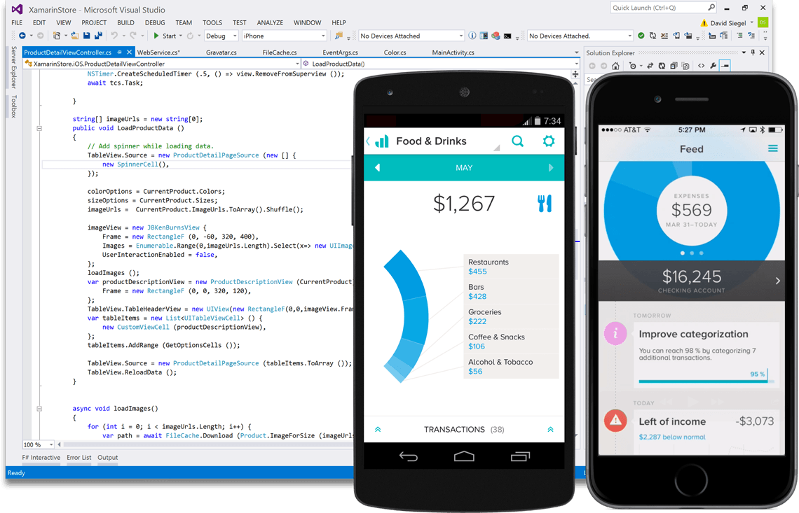 Visual Studio Pro mobile experience