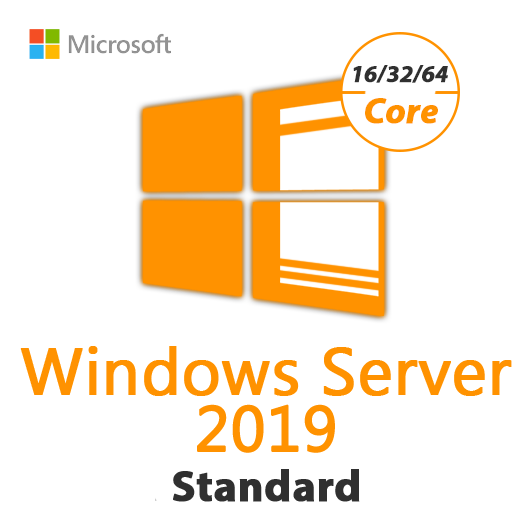 Windows Server 2019 Standard (16 Core - 32 Core & 64 Core) License Key