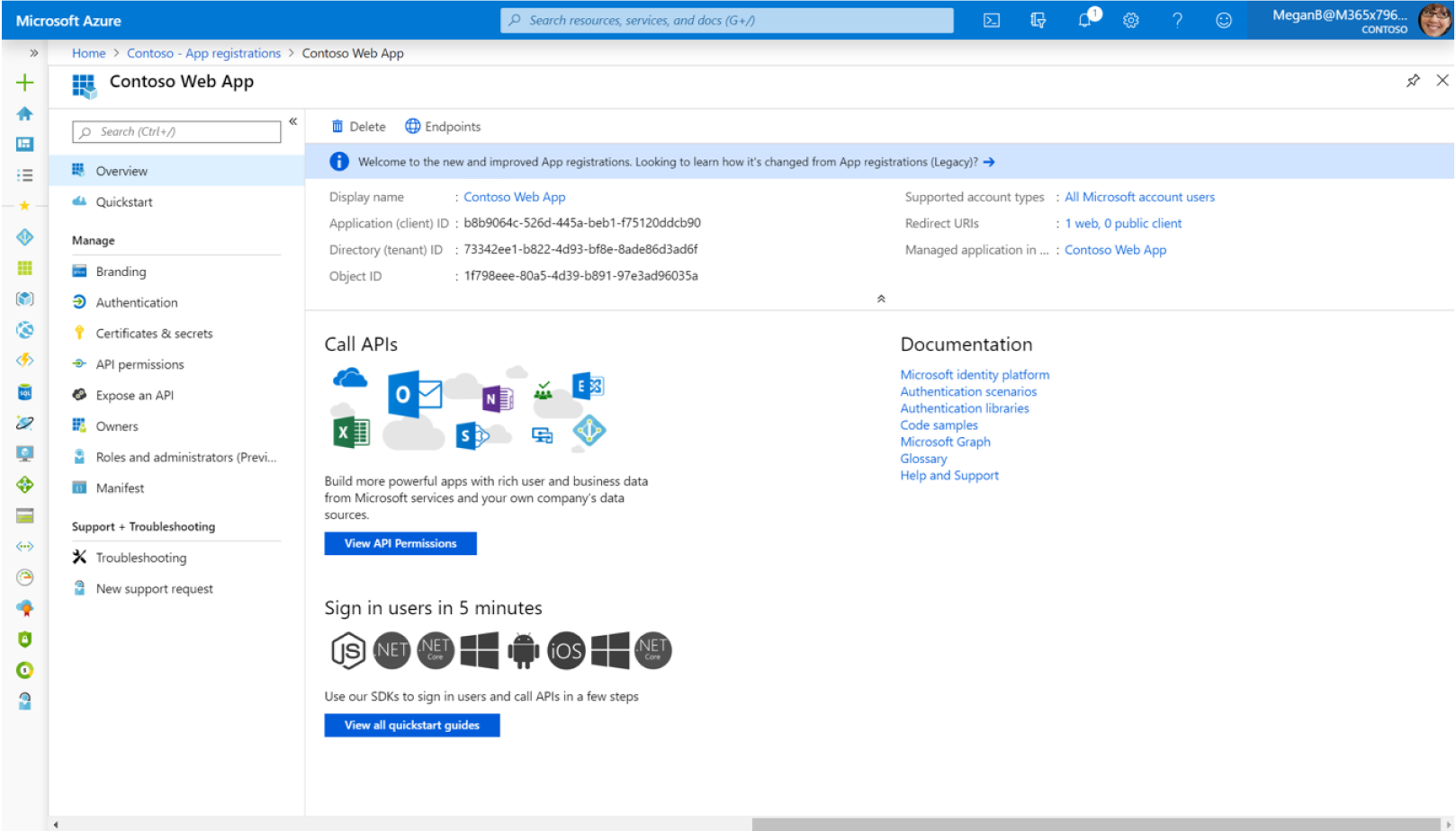 Azure Active Directory identity integration