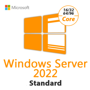 Windows Server 2022 Standard (16 Core - 32 Core - 64 Core & 96 Core) License Key