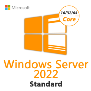 Windows Server 2022 Standard (16 Core - 32 Core & 64 Core) License Key