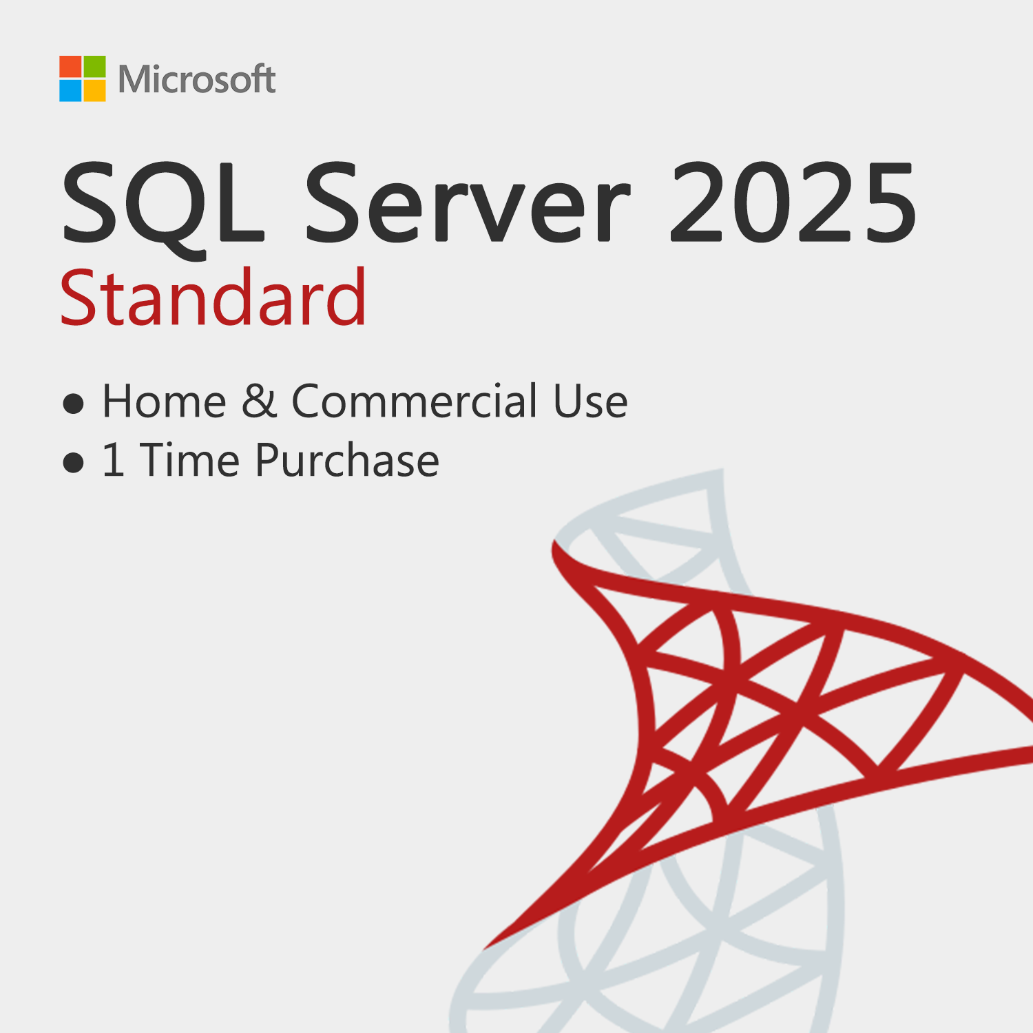 SQL Server 2025 Standard Activation License Key for 1 User